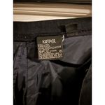 Kasper  Black Linen Blend Career Dress Pants Office Straight Leg‎ Size 14 Photo 1