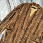 BLANK NYC  Copperhead Faux Leather Trench Coat Photo 2