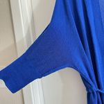 Chico's Travelers Blue Cardigan Open Front with Tie Women's Size 2 L Photo 5