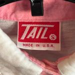 Vintage Tail Womens White Pink Retro Polo Shirt Size Small Activewear Photo 3