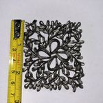 Vintage unsigned tree earthy buckle silver metal unsigned Photo 4