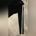 Brooks Brothers  346 Black Open Front Cardigan Sweater Ruffle Merino Wool Size S Photo 1