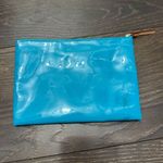 Kate Spade  Blue Patent Leather Zipper Pouch Clutch Photo 2