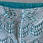 Loft Lace High Waist Turquoise White Shorts Photo 1