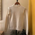J.Crew Classic Mockneck Roll Neck Fisherman Sweater Knit Ivory $98 NWT Size XXS Photo 3
