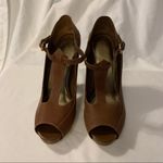 BCBGirls NWOT  T-strap Peep-toe ‘Cross’ Heels- imperfect Photo 6