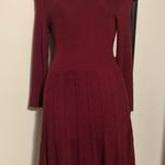 Thakoon Knee length maroon sweater dress size XS Red Photo 2