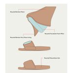 Bamabones Pilo Slide Sandals Red Size 7 / 8 Washable Comfort Streetwear NEW NWT Photo 6