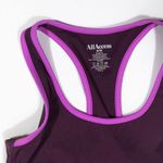 All Access Front Row Racerback Athletic Work Out Yoga Running Sport Bra Mulberry Photo 1