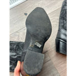 Black cowboy/cowgirl women’s size 7 boots real leather with rubber sole and heel Photo 5