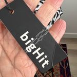 bigHit Zebra Print Halter Maxi Dress Ruffle Trim Sleeveless Black White M Black Size M Photo 2