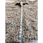 Christopher & Banks Western Linen Autumn Ditzy Leaf Print Jacket Fall Layering Teacher Country XL Photo 2