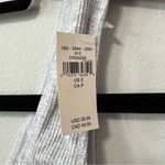 Aerie Lace Waffle Longline Bralette in Light Gray Size S New with Tags Photo 9