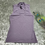 EXPRESS Cut Out Choker Gray Tank Top Photo 0