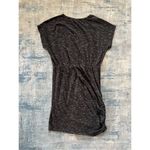 Junarose Heathered Black White Spacedye Relaxed Fit Short Sleeve T Shirt Dress S Photo 1