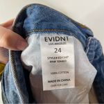 Evidnt  Two Tone Jean Mini Skirt Size 24 Photo 3