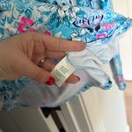 Lilly Pulitzer  North Carolina UPF 50+ Skipper Popover pullover blue pink 1/4 zip Photo 3