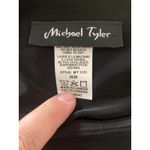 Michael Tyler medium gray black dress unique asym dark dist Photo 2