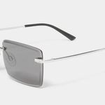 Bebe  x Ciara Rimless Rectangular Glasses Photo 2