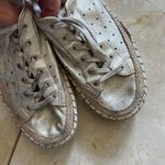 Sam Edelman Gold/Silver Metallic Well Loved Sneakers Sz 8 Photo 3