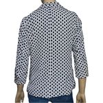 Anthropologie Cartonnier  Women's Size M Navy White Southwark Blazer Suit Jacket Photo 3