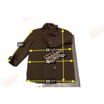 Donny Brook Brown Pea Coat, Size 14 Petticoat, Double Breasted Coat, Vintage Photo 2