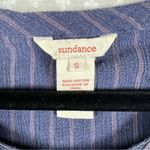 Sundance  Blue Striped Aztec Embroidered Long Sleeve Top Photo 1