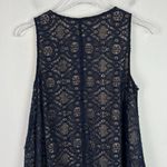 Sharagano NWT Lace Sleeveless Dress Navy Blue Size 4 NEW $108 I1318 Photo 7
