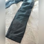 Fabletics  teal/turquoise and dark gray mid rise athletic leggings, size Medium Photo 2