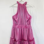 Elliatt Teagan Iridescent Midi-Dress Pink Size XL NWT Mermaidcore Formal Wedding Photo 5