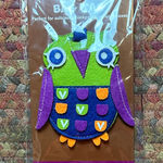 NEW MUDPUPPY FELT OWL BAG TAG CHARM Photo 0