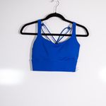 Lululemon NEW  Free To Be Longline Athletic Work Out Sports Bra Symphony Blue 6 Photo 0