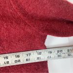 Woolrich  Women's small wool blend knit soft Red Nordic Sweater snow geo print Photo 4