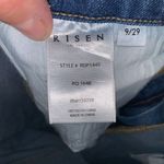 Risen wide leg normcore 9/29 bling fringe hem Eras jeans Blue Photo 2