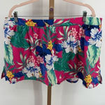 Cacique  Swim Women's Hibiscus Tropics Slitted Swimsuit Skirt Size 20 Photo 0