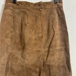 Ivy Club Classics Suede Vest & Skirt size L Brown Size L Photo 7