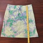 Tibi blue & green floral pencil skirt size 6 Photo 6