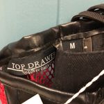 Top Drawer Red black Fishnet Steel Boned Under Bust lacing Corset size M costume Size M Photo 4