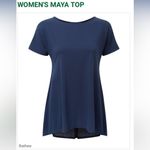 Sherpa Adventure Gear NWT ‘Maya’ top inverted lace inset back L Blue Size L Photo 11