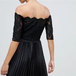 Chi Chi London  lace top midi dress pleated skirt Photo 1