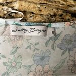 Salty Bright mini dress floral boho Cottegecore Peasent beach 8 Swing Casual Blue Photo 8