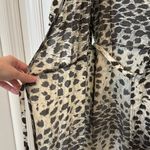 Sea New York Leo Animal Print Wrap Midi Dress Size 0 Brown Photo 7