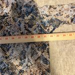 Veronica M  Snakeskin Print Blouse in Blue and Cream Photo 3