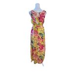 CHAUDRY Women's Boho Maxi Dress Floral Multicolor Size M Spring Casual NWT Size M Photo 2