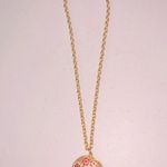Vintage Simmons Floral Necklace Gold Photo 1