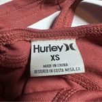 Hurley  Sandy Rib Jumpsuit Romper Onesie One Piece Rust Size XS Photo 5