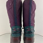 Sorel Vintage Purple Teal Freestyle Retro Kaufman Snowcap Tall Winter Snow Boots Photo 3