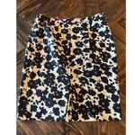 Loft Floral Skirt Women 14 Business Casual Wedding Shower Y2K Fairy Whimsigoth Black Photo 2