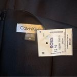 Calvin Klein Black and White Midi Sheath Dress 10 NWT Photo 5