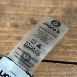 Mono B size small black foil high waist biker shorts discreet phone pouch new Photo 4